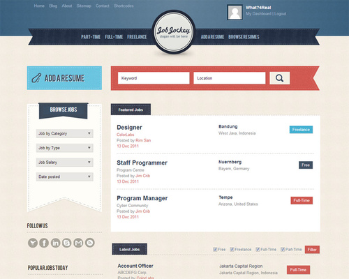 jobjockey theme