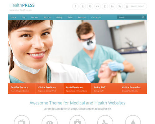 healthpress wordpress theme