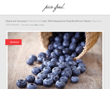 Pico Food & Lifestyle WordPress Blog Theme