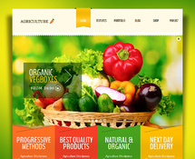 Agriculture Whole Foods Organic Market WordPress Theme