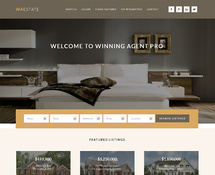 Winning Agent WordPress Theme for Real Estate Business