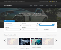 AutoDealer Used Car Dealers WordPress Theme