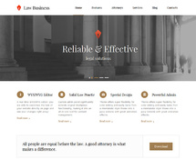 Law Business Attorney WordPress Theme