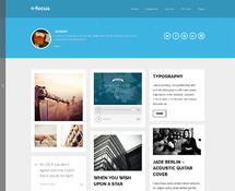 Focus WordPress Theme for Artists and Bloggers
