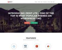 Zerif Lite Free Parallax WordPress Theme for Agencies